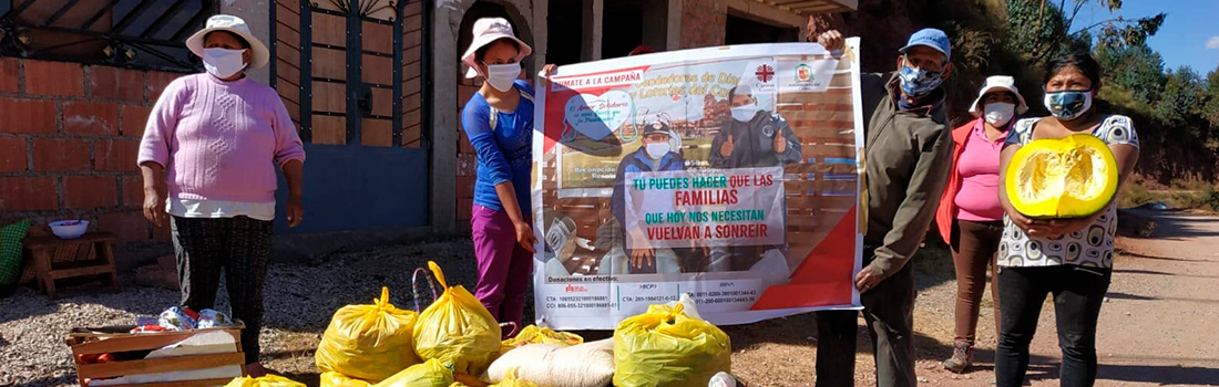 ARZOBISPADO DEL CUSCO ENTREGÓ A 937 FAMILIAS DONACIONES RECIBIDAS DEL MERCADO MAYORISTA VINOCANCHON