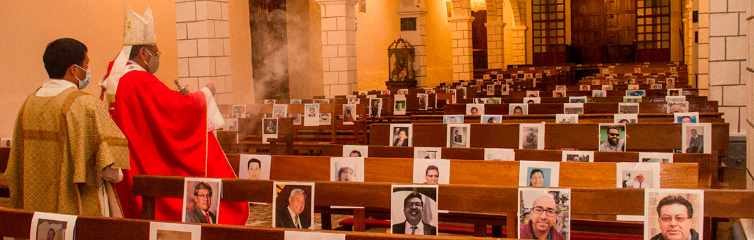 ARZOBISPO DEL CUSCO CELEBRÓ MISA EN MEMORIA DE LOS FALLECIDOS POR COVID-19