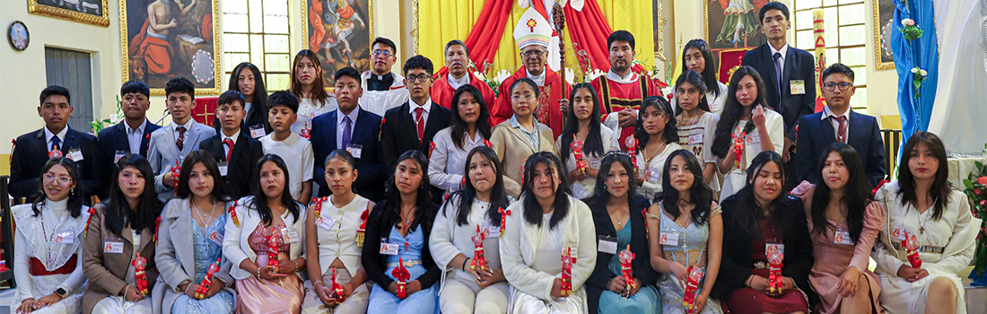 Arzobispo del Cusco continúa impartiendo el Sacramento de la Confirmación en las diferentes Parroquias de nuestra Arquidiócesis