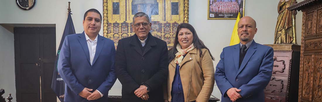 Arzobispo del Cusco recibió visita protocolar del nuevo Decano del Colegio de Periodistas del Cusco