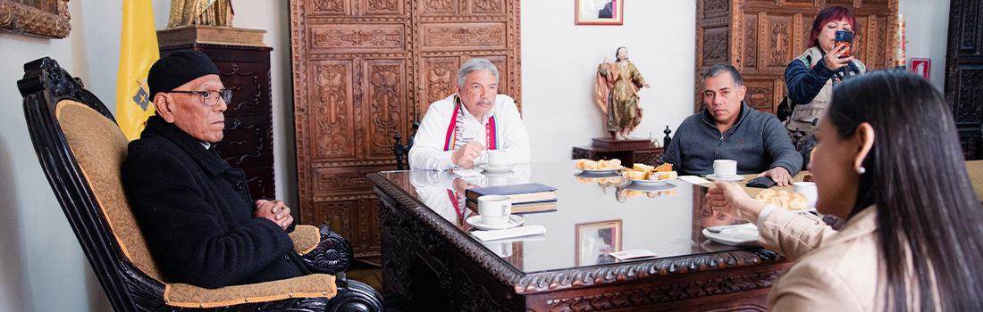 Arzobispo del Cusco sostuvo reunión con ministro de Cultura ante próxima visita del Papa León XIV
