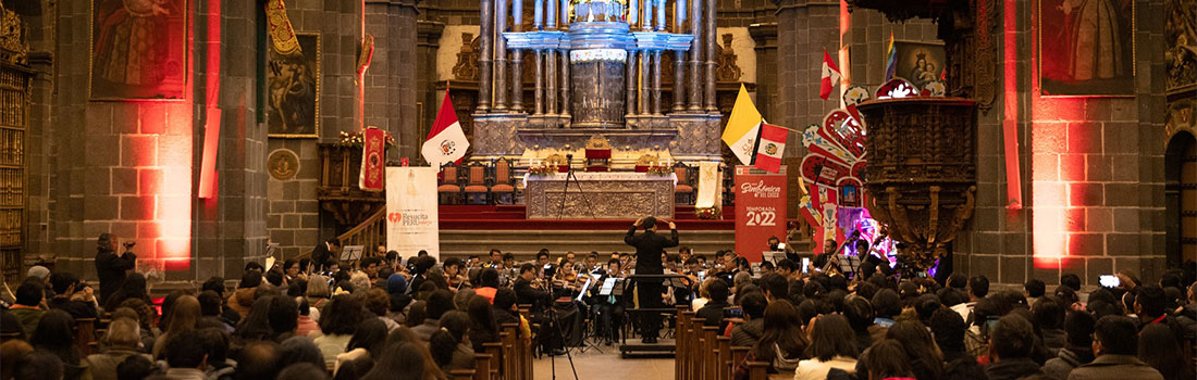 CONCIERTO BENÉFICO EN LA BASÍLICA CATEDRAL DEL CUSCO A FAVOR DE LAS COMUNIDADES EN EXTREMA POBREZA DE HUAROCONDO