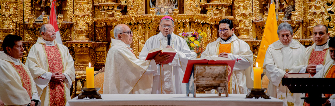 Curia Arzobispal celebro con profunda alegría el 24º Aniversario de Ordenación Episcopal de Mons. Richard Daniel Alarcón Urrutia, Arzobispo Metropolitano del Cusco