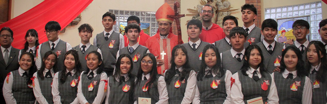 JÓVENES DE LA COMUNIDAD PARROQUIAL DE SANTA RITA DE CASIA CONFIRMARON SU FE