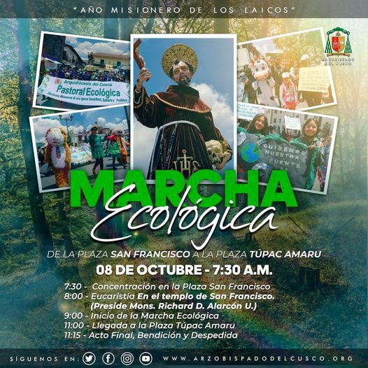 MARCHA ECOLÓGICA POR EL CUIDADO DE LA CASA COMÚN