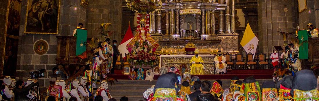 MISA DE INICIO APERTURA LA FESTIVIDAD VIRGEN ASUNTA DE COLQUEPATA, CATEDRAL DEL CUSCO