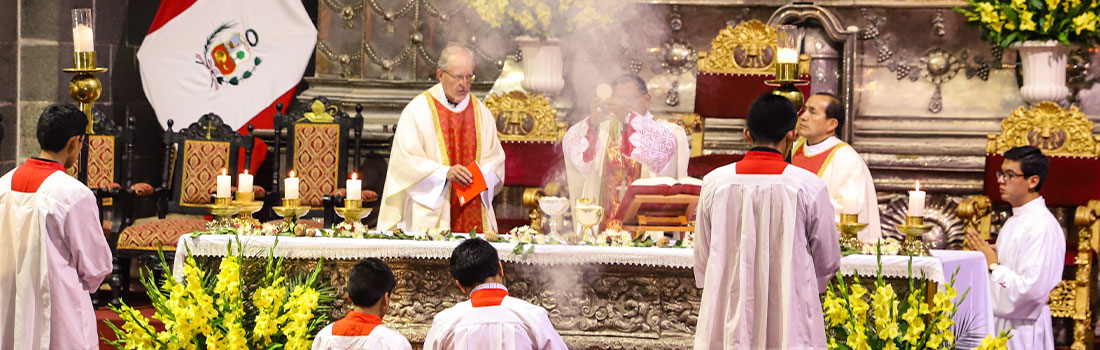 MONSEÑOR RICHARD DANIEL ALARCÓN URRUTIA CELEBRÓ MISA DE FIN DE AÑO