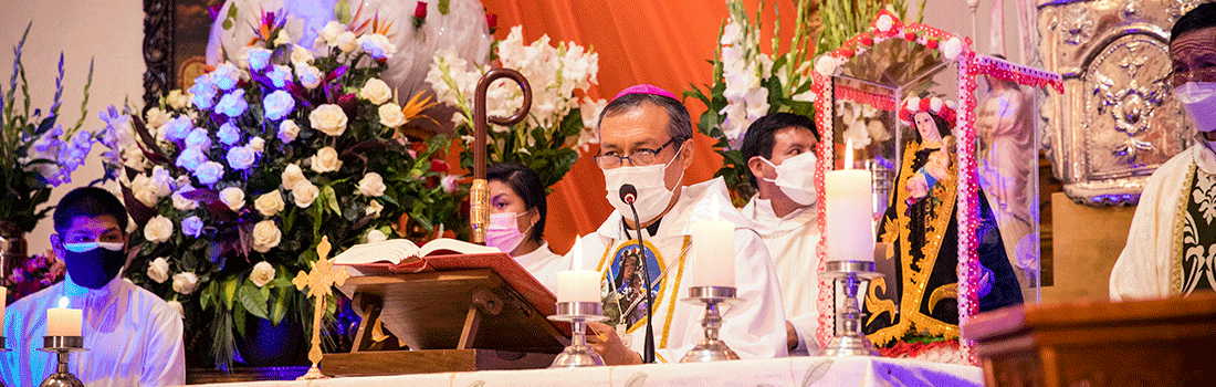 OBISPO AUXILIAR PRESIDIÓ MISA DE BENDICIÓN EN HONOR A SANTA ROSA DE LIMA EN LAMAY