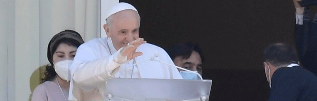 PAPA FRANCISCO PRESIDIÓ LA ORACIÓN DEL ÁNGELUS DOMINI DESDE EL HOSPITAL