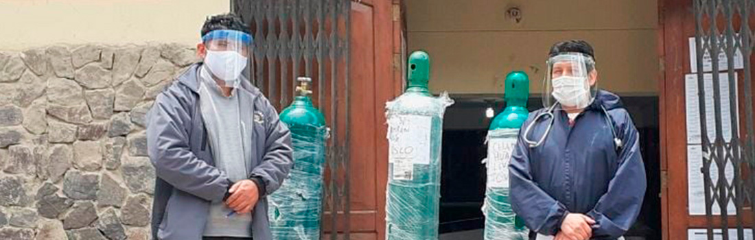 PARROQUIA DE OLLANTAYTAMBO Y COMITÉ OKS AYUDAN A LA POBLACIÓN EN SEGUNDA OLA DE LA COVID-19