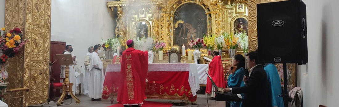 SANTA MISA DE FIESTA EN HONOR AL SEÑOR DE HUANCA