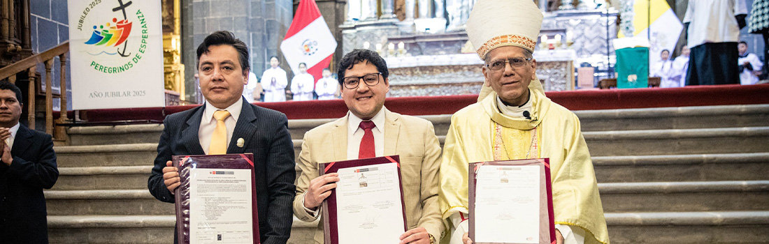 Santa Misa y entrega de conjunto escultórico restaurado de la Virgen Purificada del Cusco