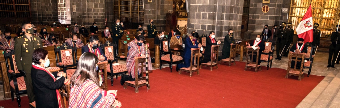 SOLEMNE MISA Y TE DEUM POR LAS FIESTAS JUBILARES DEL CUSCO